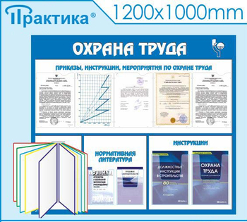 С07 Стенд охрана труда (с перекидной системой) (1300х1000 мм, пластик 3 мм, Прямая печать на пластик) - Стенды - Стенды по охране труда - ohrana.inoy.org